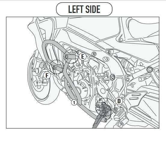 トレーサー9/9GT/9GT+ 21-24 エンジンガード ブラック GIVI_1