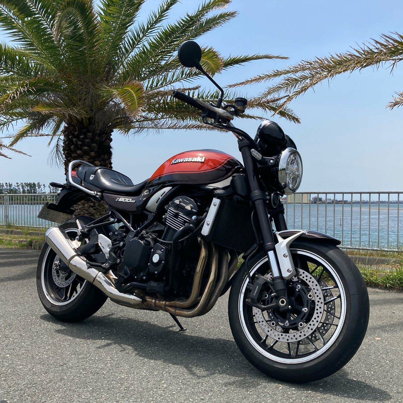 Z900RS/CAFE 18-25 Gシリーズ ゲル入りローシート Z2パターン (艶有り