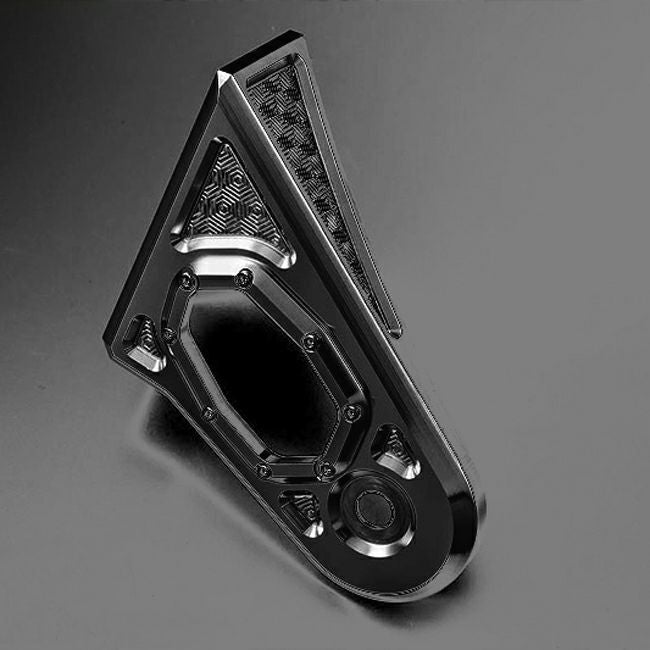 Z900RS/CAFE/SE ビレットハニカム・ヘッドライトステーカバー (ブラック) アーキ_2