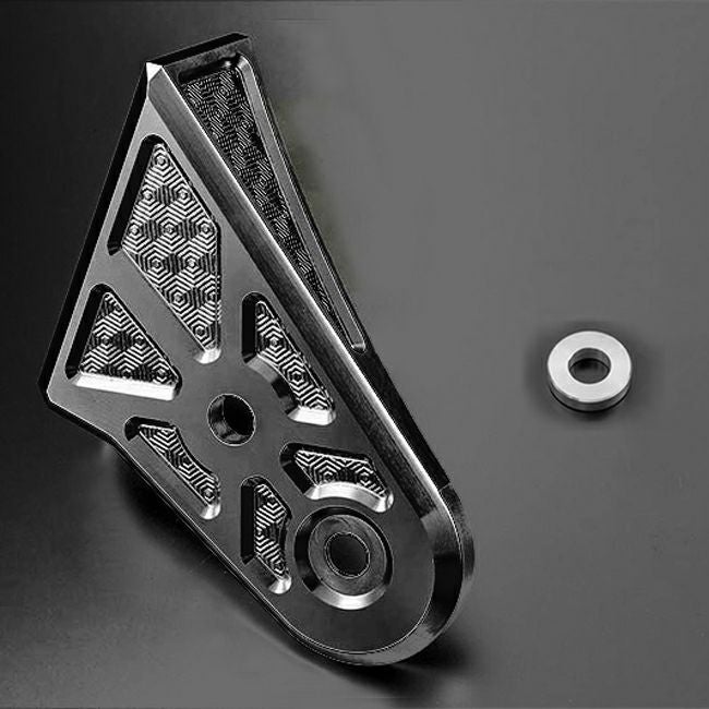 Z900RS/CAFE/SE ビレットハニカム・ヘッドライトステーカバー 汎用ウィンカー対応 (ブラック) アーキ_2