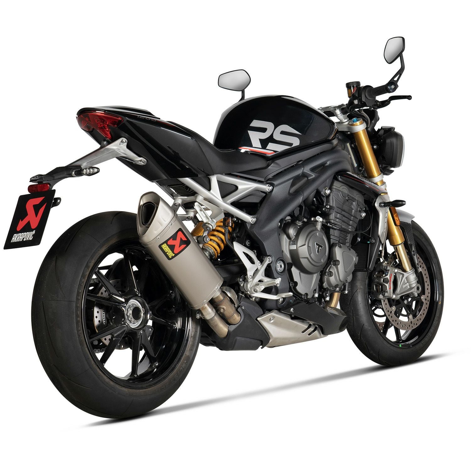スピードトリプル 1200RS チタン スリップオンマフラー (JMCA