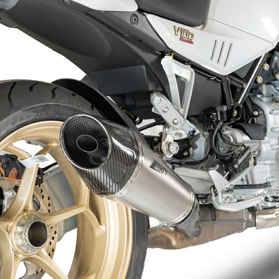 Moto Guzzi V100 マンデッロ レーシング・スリップオンマフラー ZARD