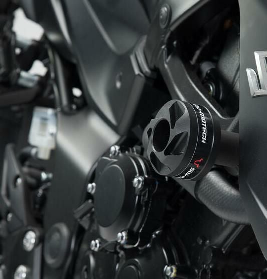 MT-25/MT-03 フレームスライダー ブラック SW-MOTECH | バイクカスタム