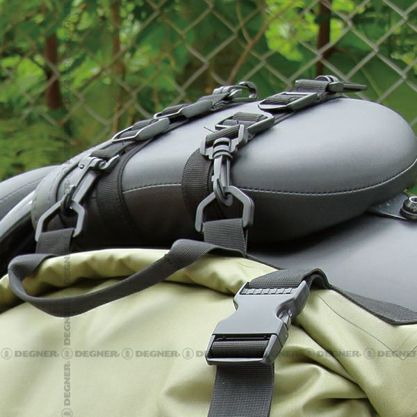 DEGNER WATER PROOF SIDE BAG (デグナー 防水サイドバッグ) ブラック