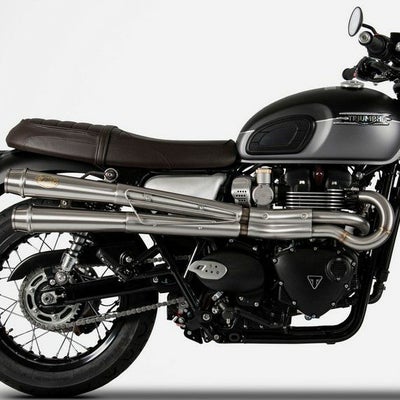 ボンネビル T100 T120 フルエキゾーストマフラー レース用 アップ 