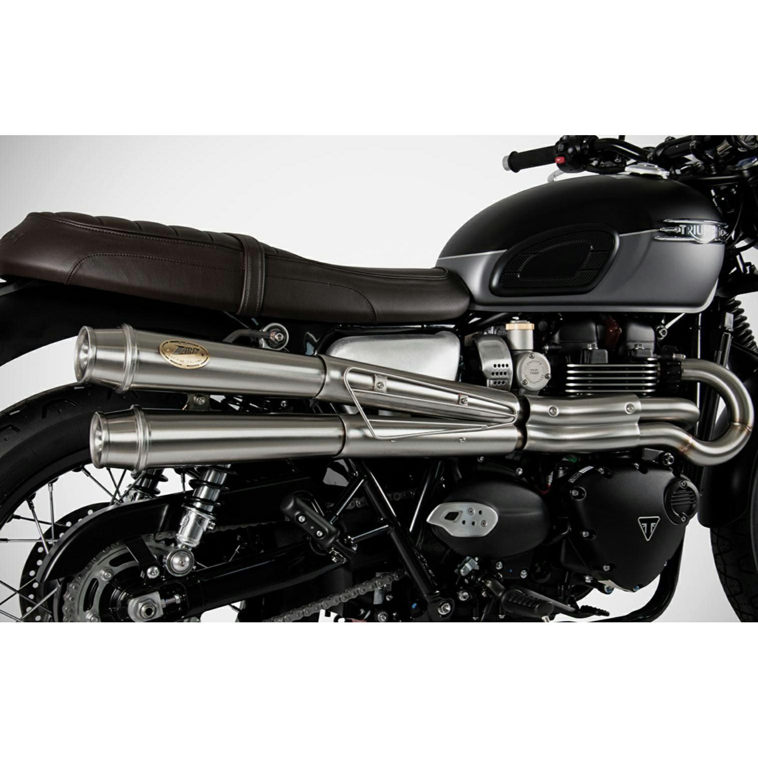 ボンネビル T100 T120 フルエキゾーストマフラー レース用 アップ