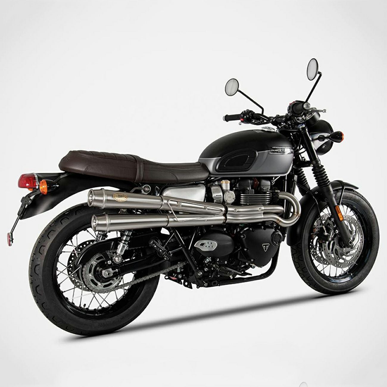 ボンネビル T100 T120 フルエキゾーストマフラー レース用 アップ