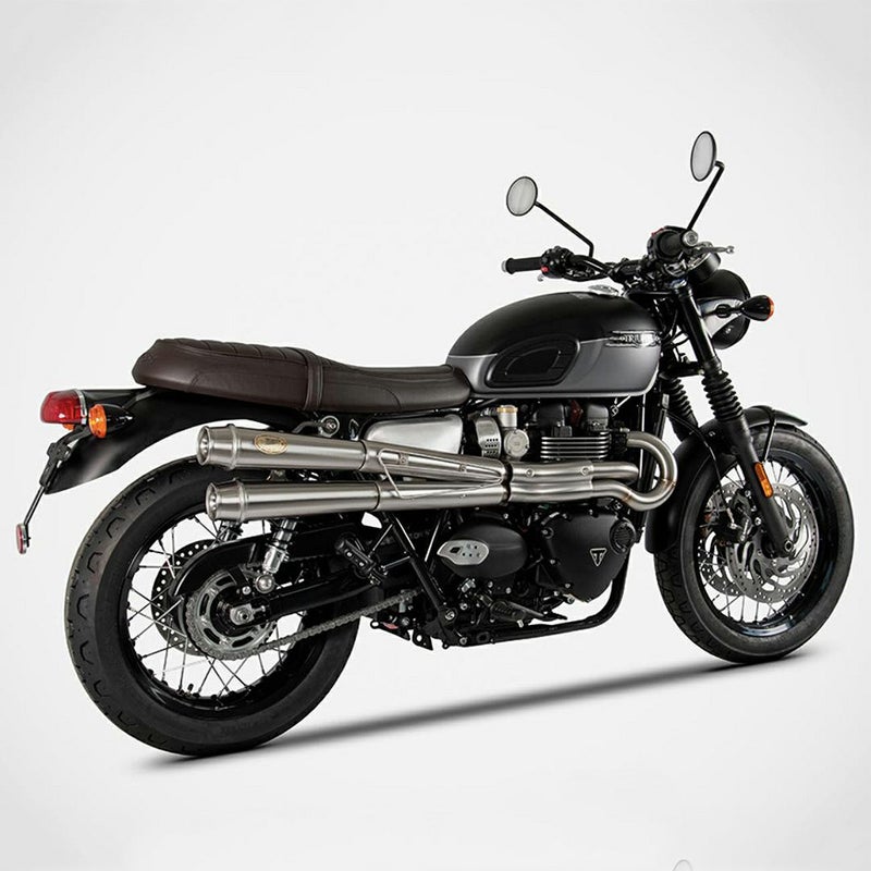 ボンネビル T100 T120 フルエキゾーストマフラー レース用 アップ 