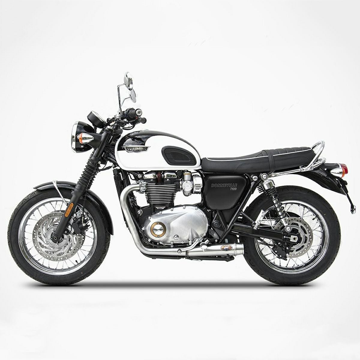 ボンネビル T100/T120 Racing 2-2 フルエキゾーストマフラー