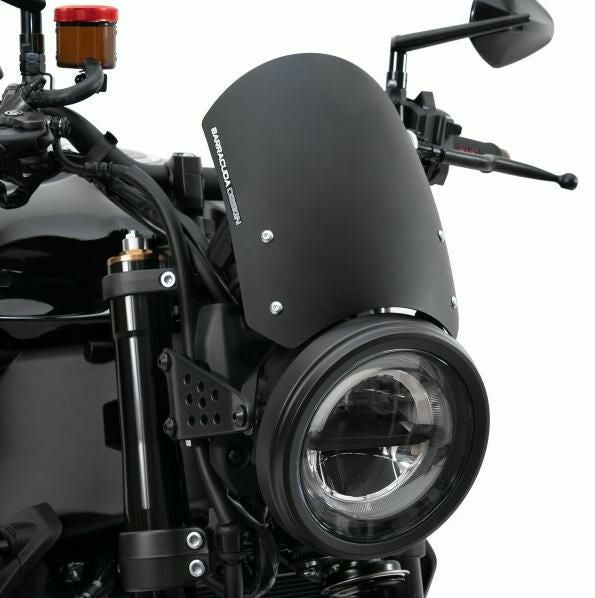 XSR900 フロントカウル スクリーン バラクーダ　22年モデルブルー塗装 ヤマハ XSR900 (2022-) スクリーン アルミ BARRACUDA(バラクーダ
