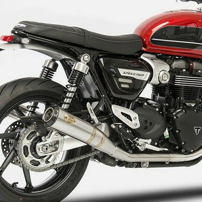 スピードツイン1200 スラクストン1200 スリップオンマフラー カーボン 