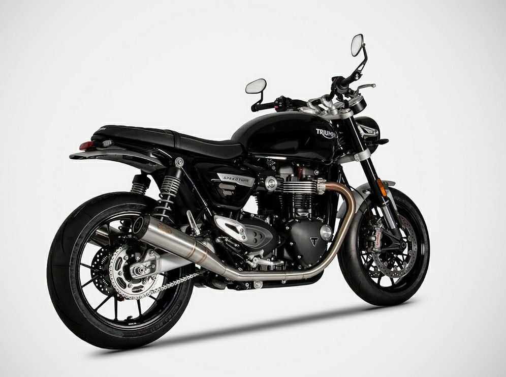 スピードツイン1200 スラクストン1200 スリップオンマフラー カーボン