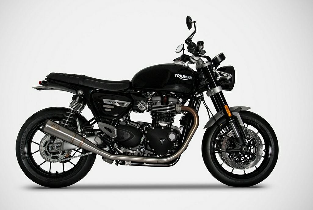 スピードツイン1200 スラクストン1200 スリップオンマフラー カーボン
