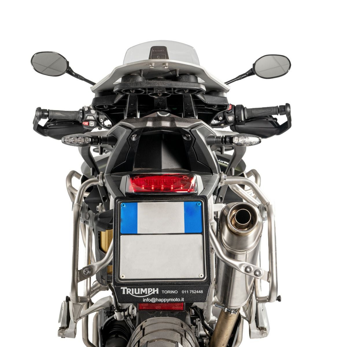 タイガー1200 レーシング SS スリップオンマフラー (ステンレス) ZARD