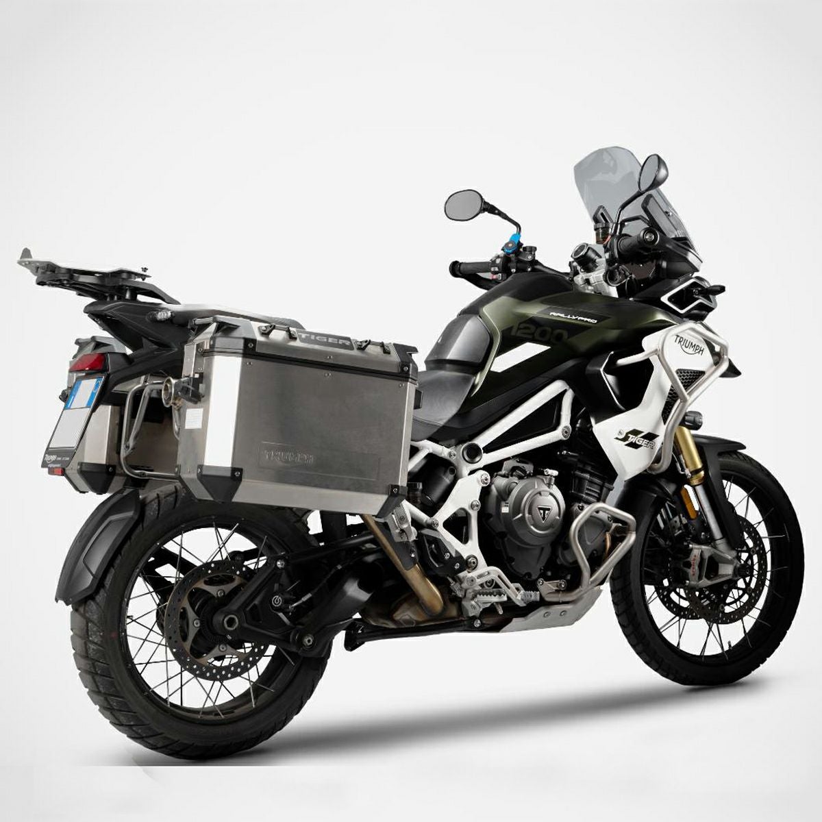 タイガー1200 レーシング SS スリップオンマフラー (ステンレス) ZARD
