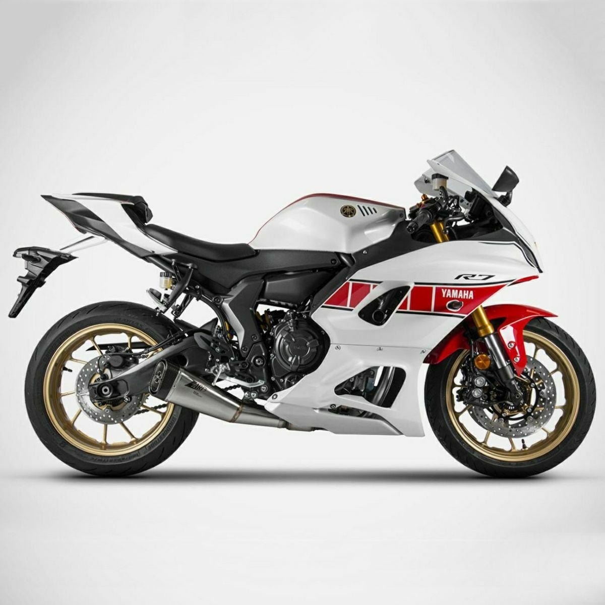 YZF-R7 レーシング SS 2-1フルエキゾーストマフラー (ブラック