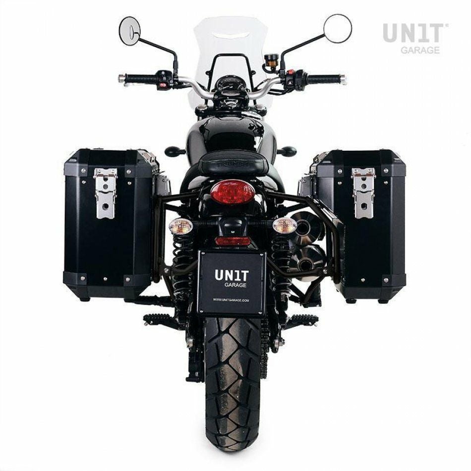 トライアンフ　スクランブラー900 純正　パーツ　セット　バイク トライアンフ スクランブラー900 サイドパニア用フレーム UNIT GARAGE