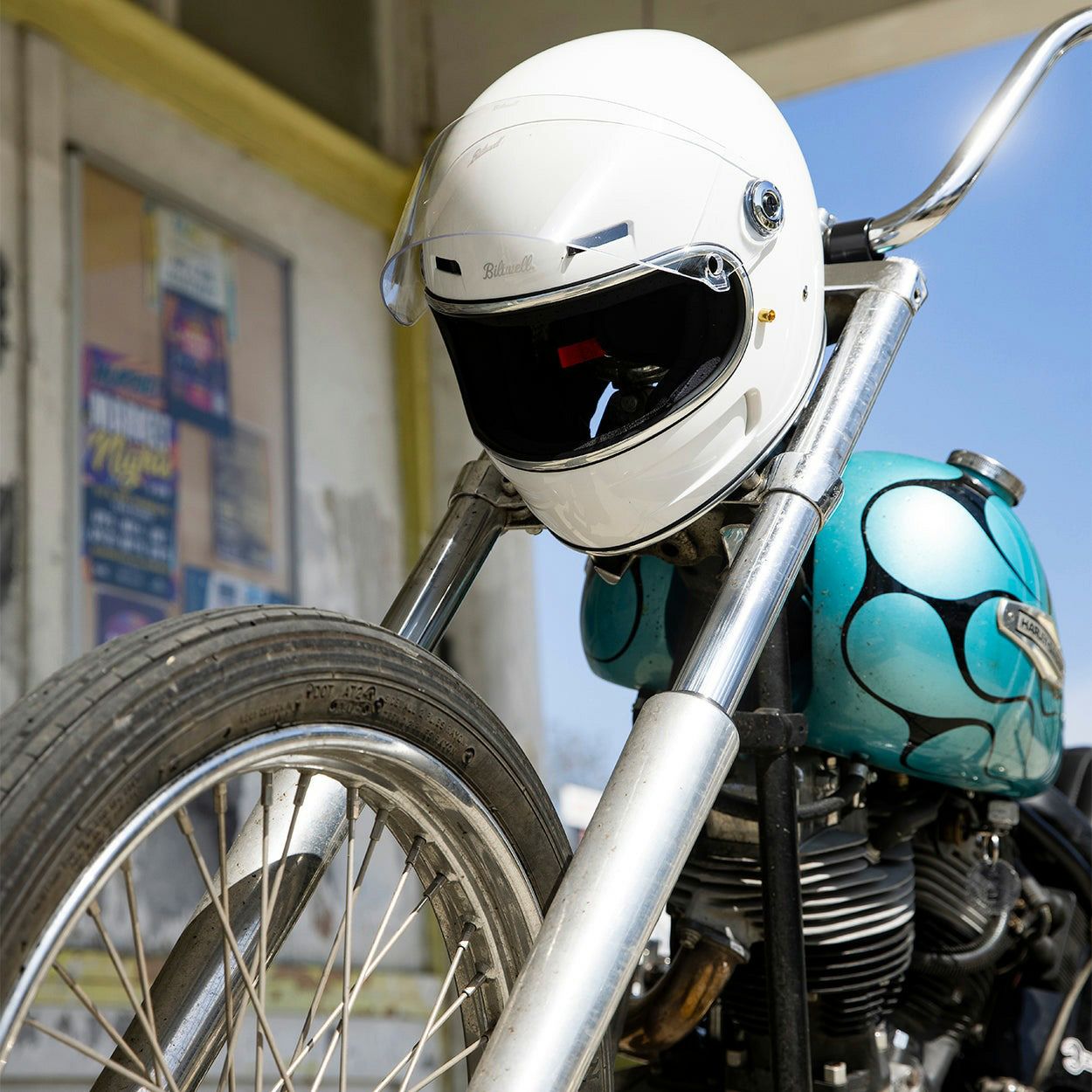 Biltwell GRINGO SV フルフェイスヘルメット (グロスホワイト