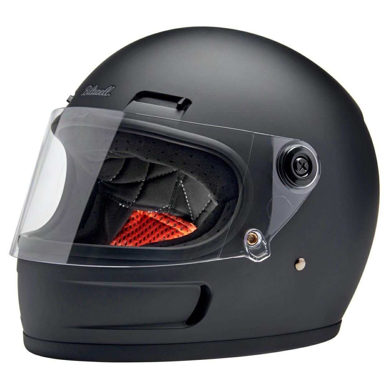ビルトウェルヘルメット美品 Biltwell GRINGO SV フルフェイスヘルメット (フラットブラック