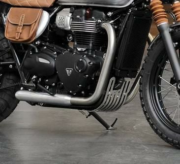 トライアンフ純正 水冷ツイン アルミ アンダーガード | バイクカスタム