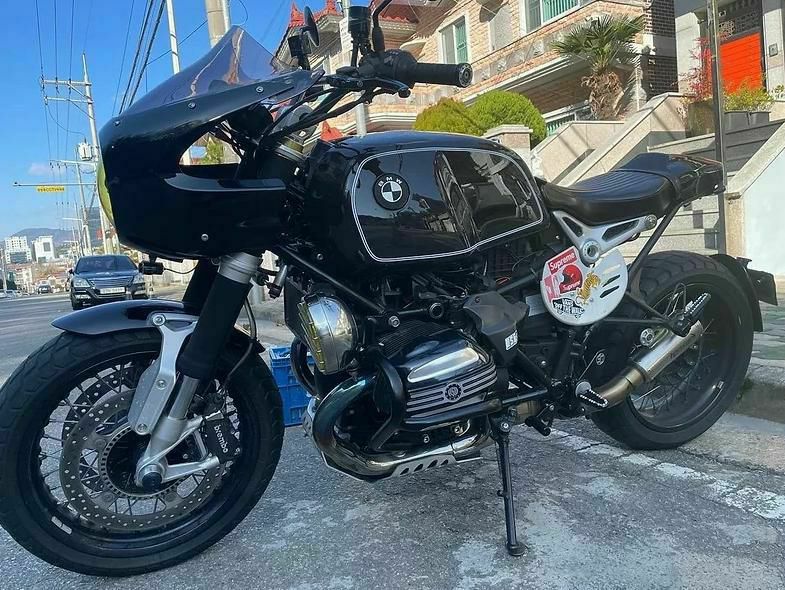 BMW RnineT 14- フロントカウル フェアリング ロケットカウル ブラック