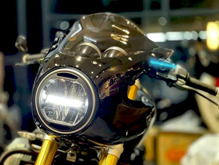 BMW RnineT 14- フロントカウル フェアリング ロケットカウル ブラック