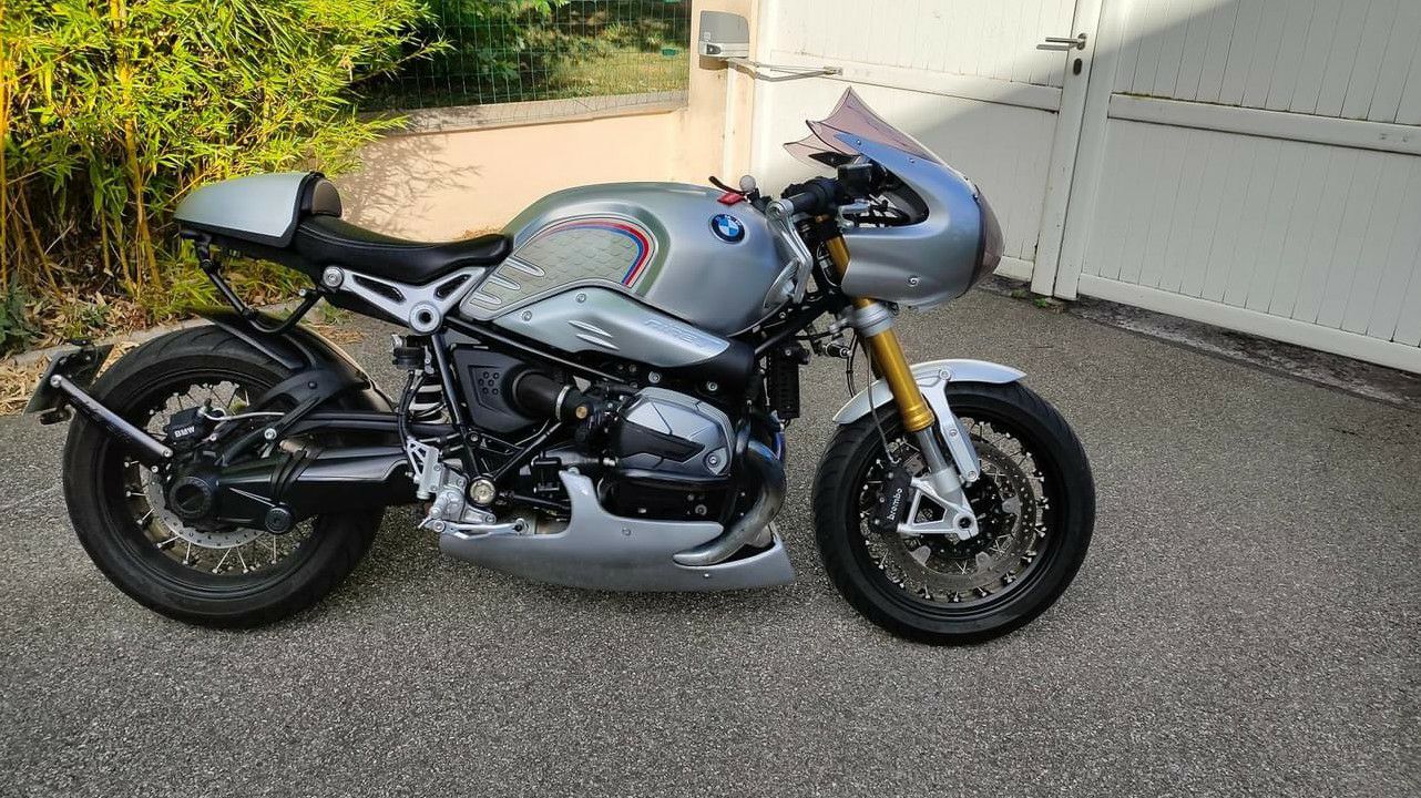 BMW RnineT 14- フロントカウル フェアリング ロケットカウル シルバー