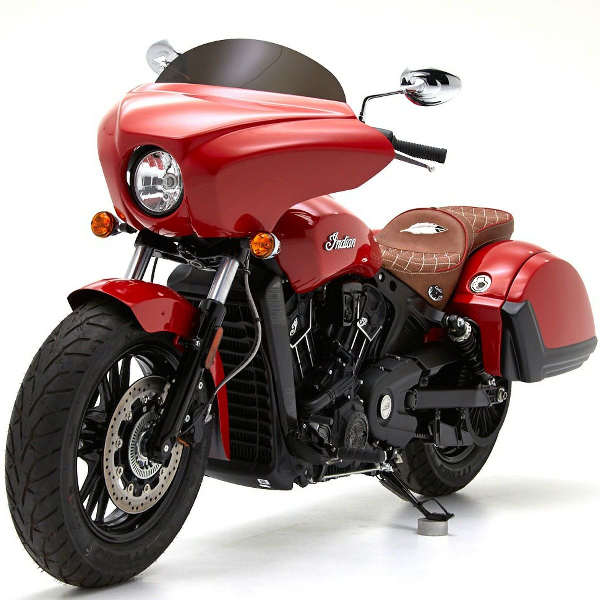 インディアン スカウト 15- GTOサドルバッグ （未塗装） CORBIN