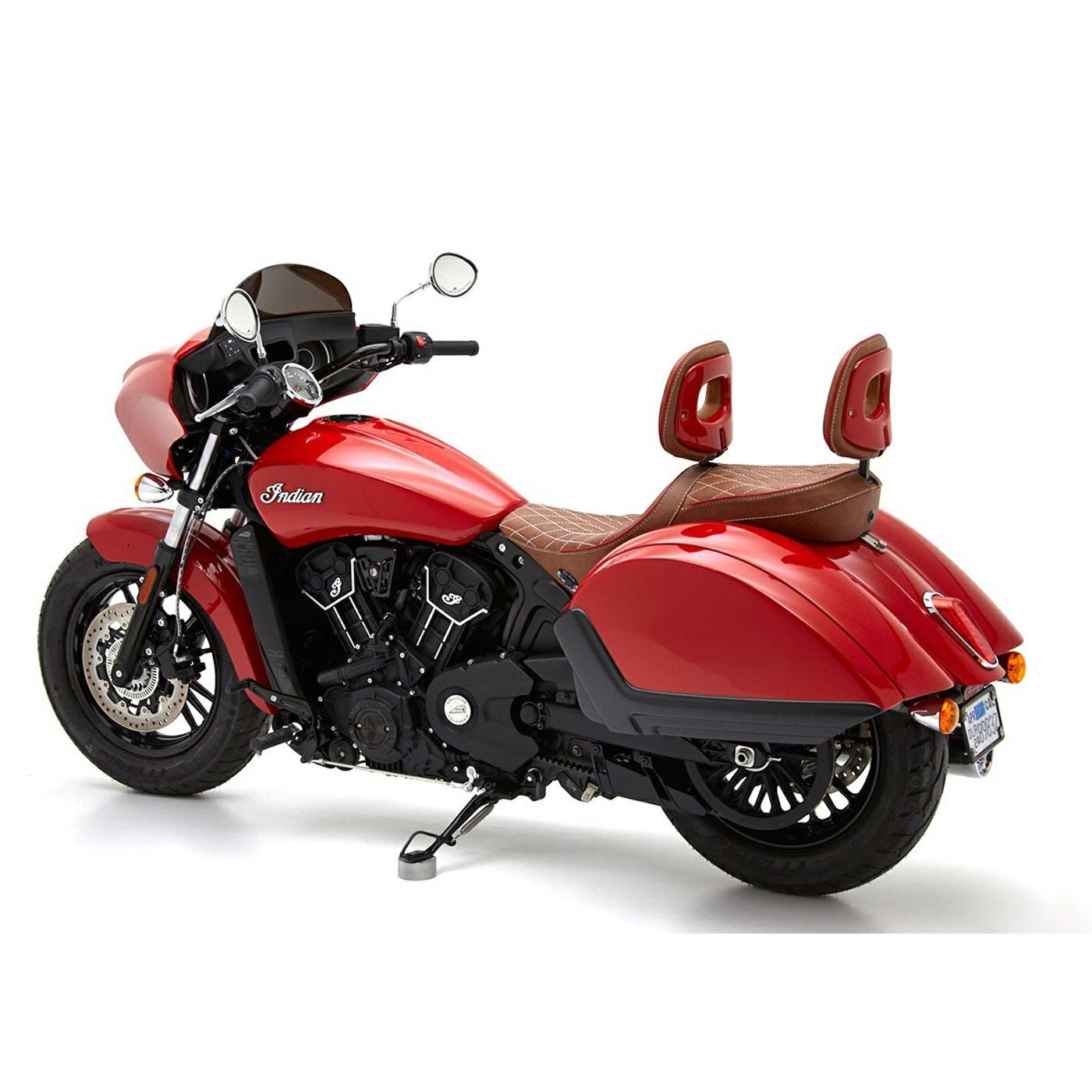 インディアンスカウト用　Corbin製 キルティング　デュアルツアーサドル インディアン スカウト/SIXTY 17-24 デュアルツアーサドル （シート
