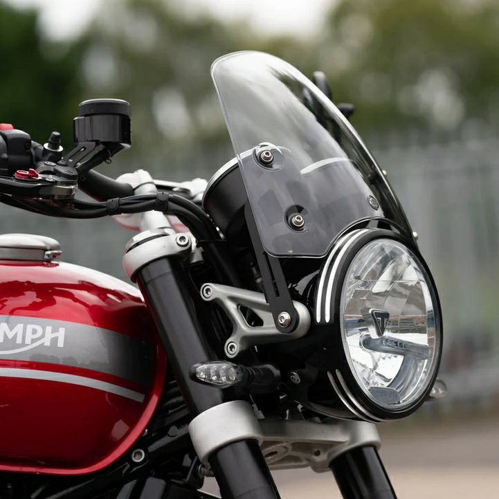 美品 トライアンフ Triumph スピードツイン1200 ダート製スクリーン スピードツイン1200 19-24 スクリーン クラシックS3 ライトスモーク
