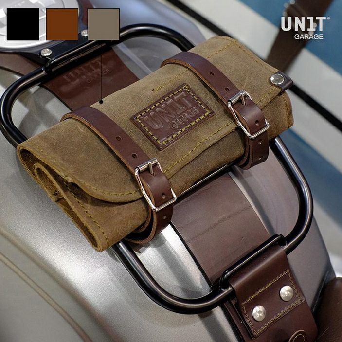 ツールバッグ スプリットレザー チョコレートブラウン UNIT GARAGE ツールバッグ スプリットレザー チョコレートブラウン UNIT GARAGE