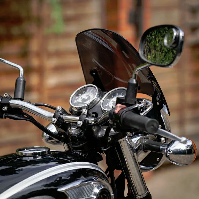 W800 2019～ メグロK3 スクリーン クラシックS3 ダークスモーク DART