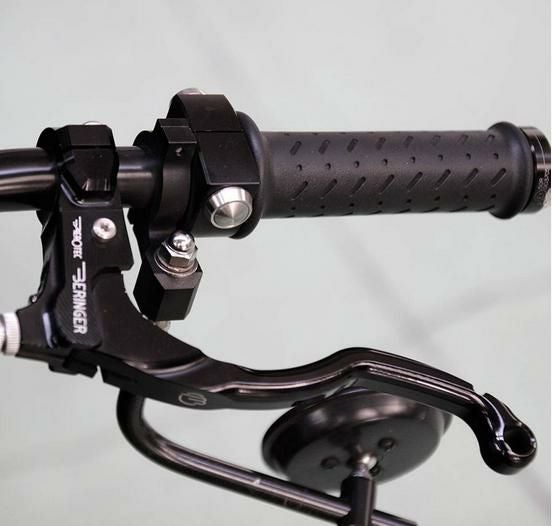 ミニラウンドミラー 8cm M10 サテンブラック BAAK | バイクカスタム