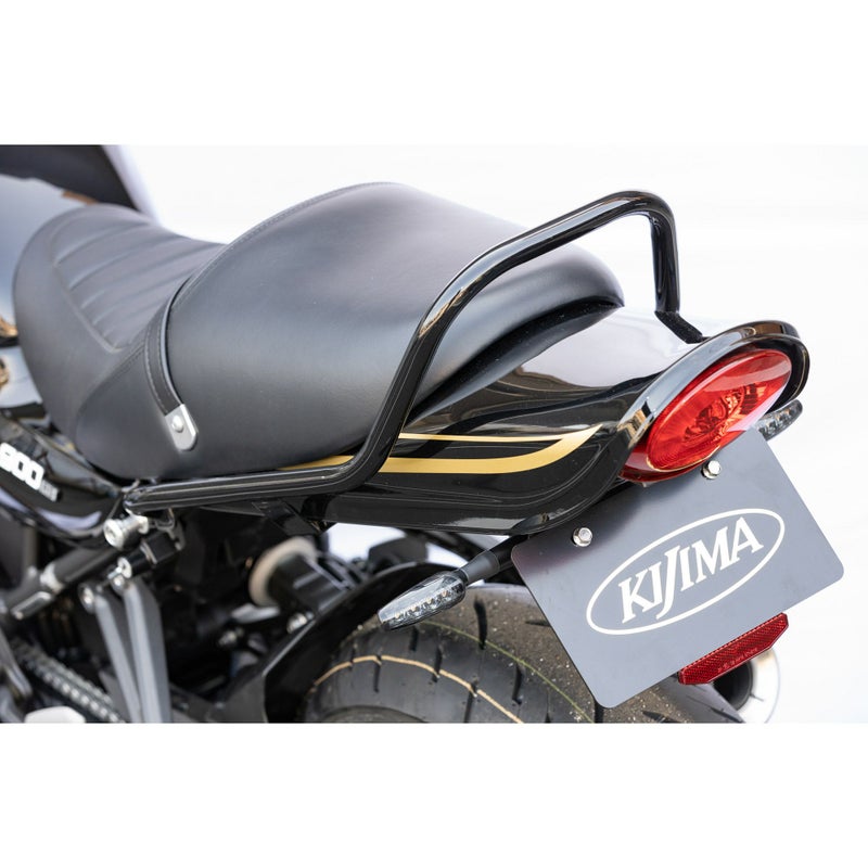 カワサキ Z900RS/CAFE アーキ・ロングテールカウル用 タンデムグリップ (ブラック) KIJIMA_1