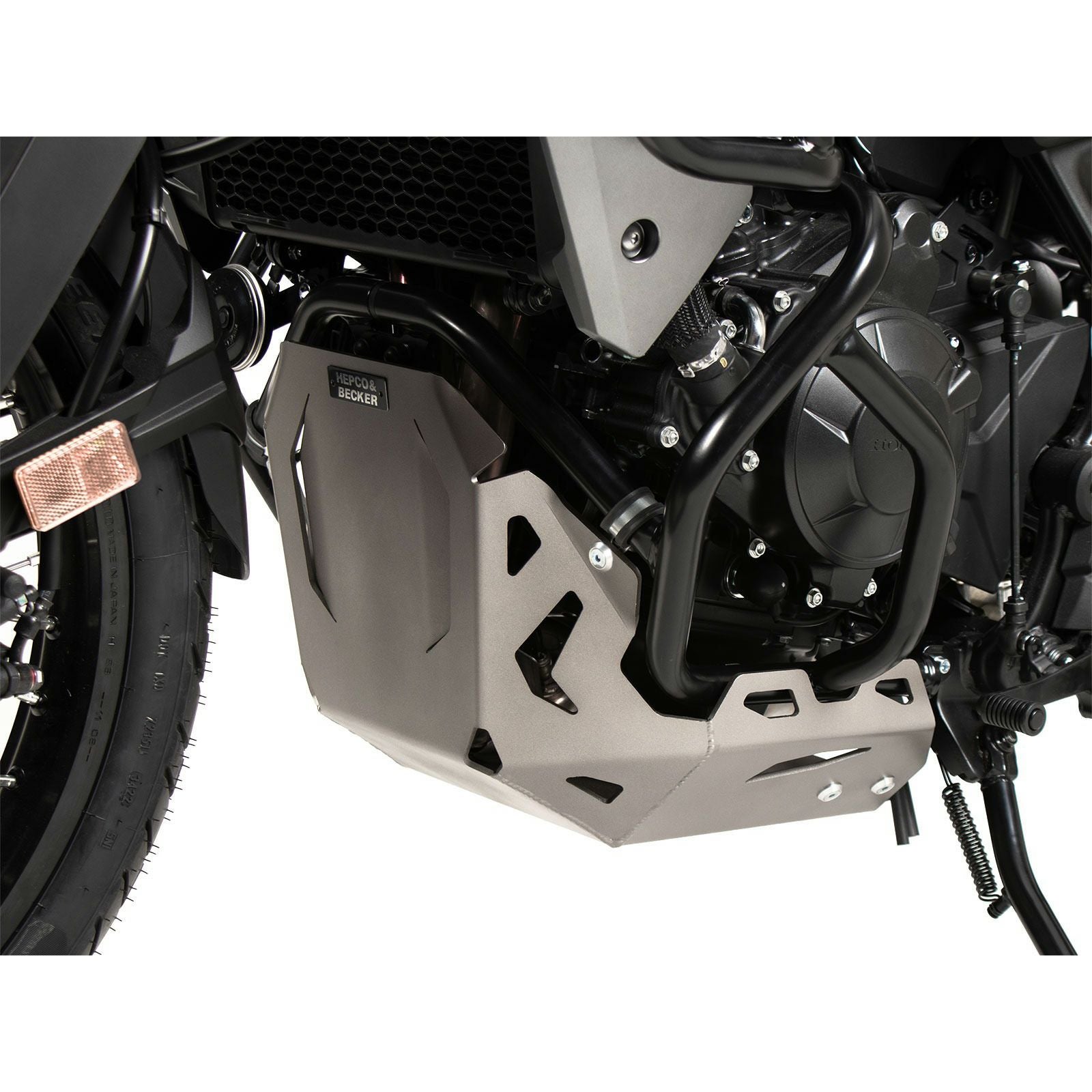 XL750 トランザルプ スキッドプレート (シルバー) Hepco & Becker