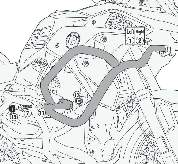 GIVI R1250GS 19～23 エンジンガード ローワー ステンレス BMW_1