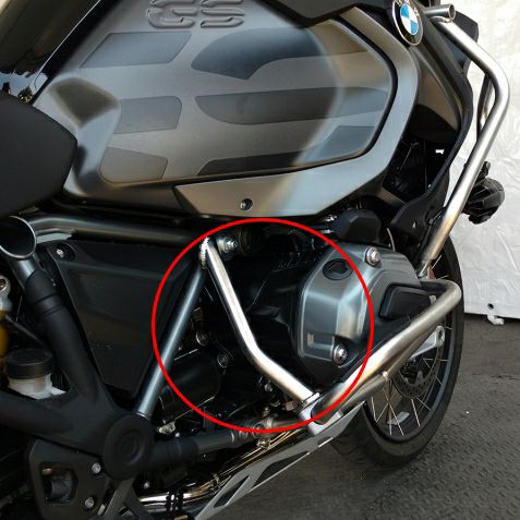 水冷 R1200GS Adventure 補強クラッシュバー シルバー AltRider_1