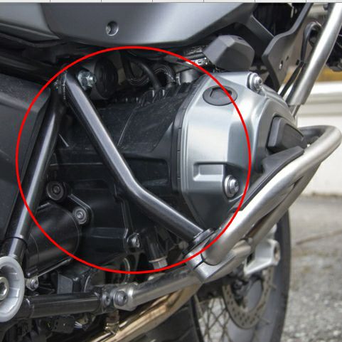 水冷 R1200GS Adventure 補強クラッシュバー ブラック AltRider_1