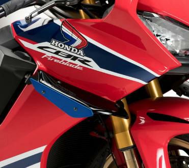 CBR1000RR SP2 2019～ ダウンフォース サイドスポイラー ブルー Puig