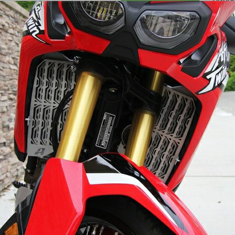 CRF1000L アフリカツイン/ADV Sports ラジエーターガード シルバー AltRider_1