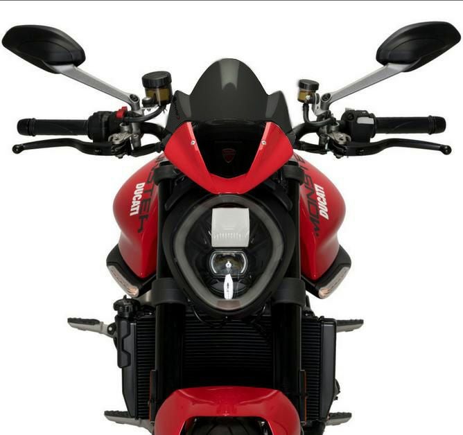 モンスター937 スポーツスクリーン ブラック Puig | バイクカスタム