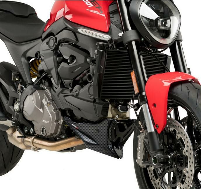 モンスター950 アンダーカウル チンスポイラー カーボン調 Puig