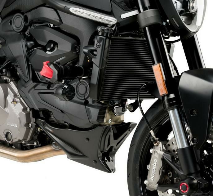 モンスター950 アンダーカウル チンスポイラー マットブラック Puig