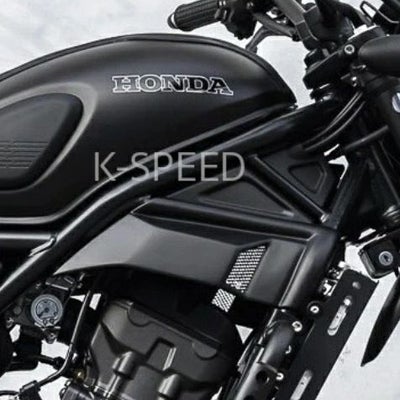 ホンダ CL250/CL500 エンジンサイドカバー ブラック K-SPEED | バイク 