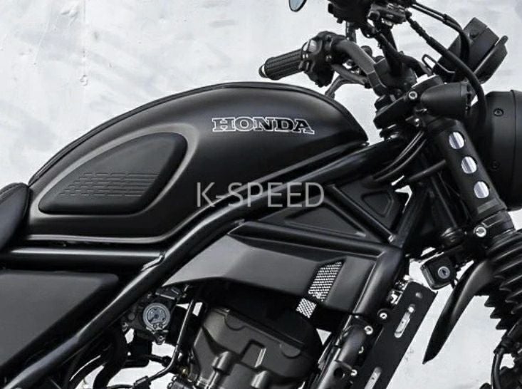 HONDA LA Custom 250T バイク用タンクとサイドカバー ホンダ CL250/CL500 エンジンサイドカバー ブラック K-SPEED | バイク