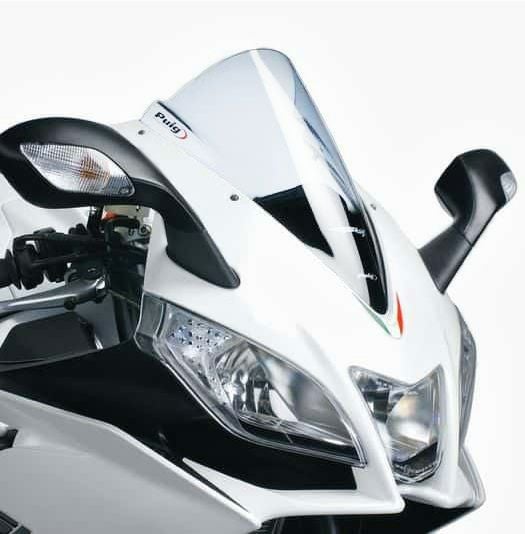 RS4 125 13～ R-Racer スクリーン ブラック Puig アプリリア | バイク