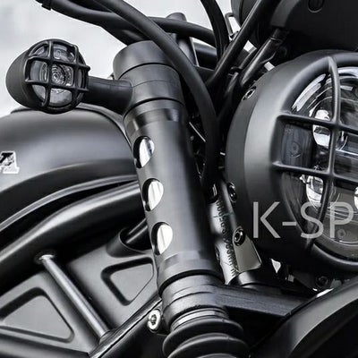 ホンダ CL250/CL500 フロントフォークカバー ブラック K-SPEED 
