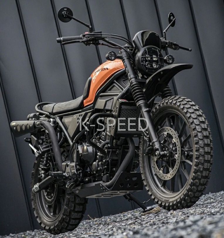 ホンダ CL250 アンダーガード ブラック K-SPEED | バイクカスタム