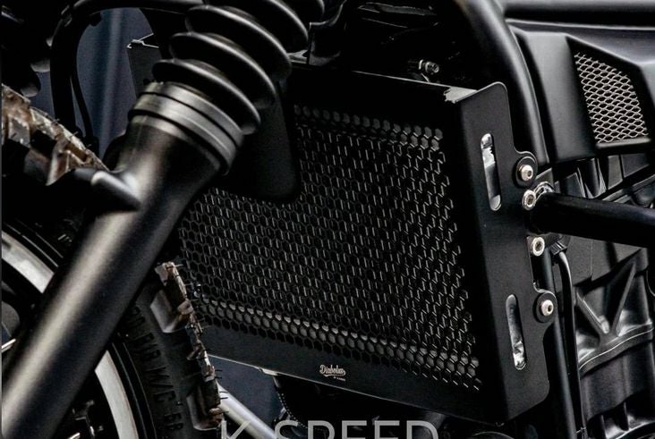 ホンダ CL250/CL500 ラジエーターガード ヘキサゴン ブラック K-SPEED