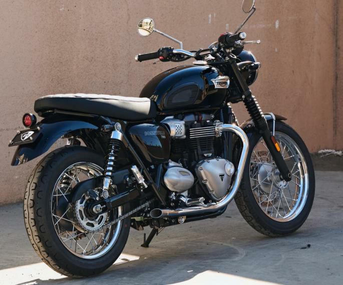 ボンネビル T100/T120 18～20 ポリッシュ スラッシュ マフラーエンド